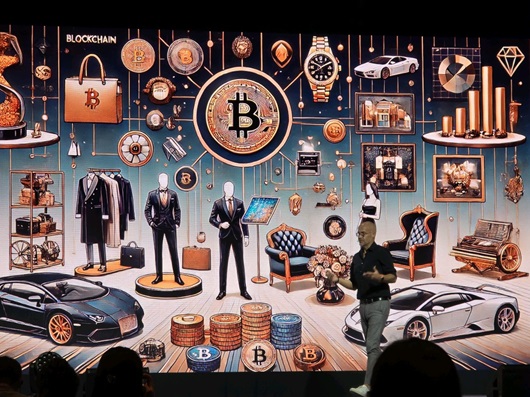 ▲ 14일 열린 UDC 2024에서 샤샤 로월드 LVMH 경영고문이 발표하고 있다.