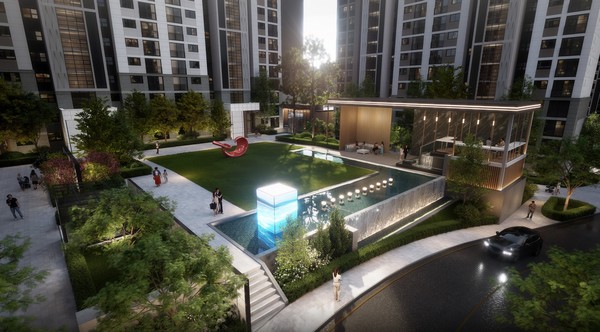 ▲더 뉴 하우스를 통해 바뀌게 될 삼성동 힐스테이트 2단지 조경