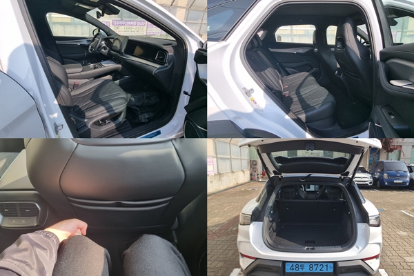 ▲씨라이언7의내부 공간은 넉넉한 편이다