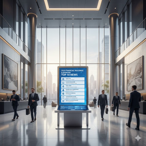 [2025 은행권 10대 뉴스] 사상 최대 실적, 금융지주 회장들 '연임' 릴레이... - 뉴스 썸네일 이미지