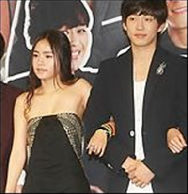 민효린(왼쪽)과 윤계상