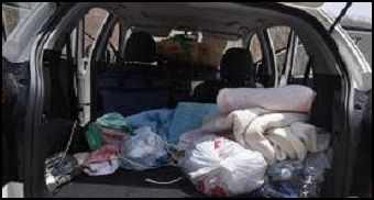 김씨 차량 내부 모습