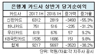 은행계 카드사 상반기 당기순이익.jpg