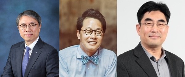 ▲ (왼쪽부터) 김대환 삼성카드 대표이사, 조좌진 롯데카드 대표이사 내정자, 이동면 비씨카드 대표이사 내정자