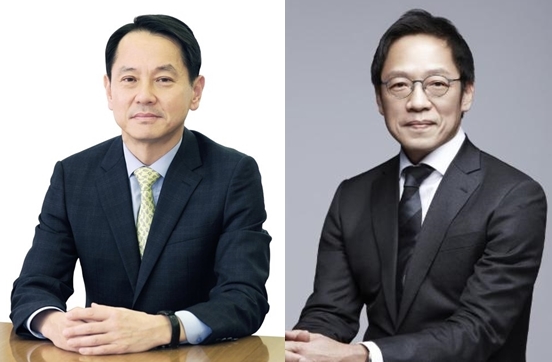 ▲ 원기찬 전 삼성카드 대표이사 사장, 정태영 현대카드 부회장