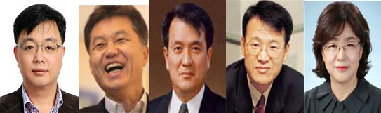 ▲(왼쪽부터) 강경훈 동국대 경영학과 교수, 박창완 정릉신협 이사장, 이용호 안진회계법인 고문, 이제경 라이나생명 전무, 성영애 인천대 소비자학과 교수