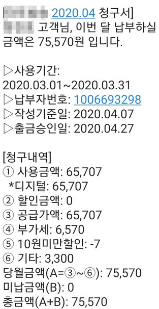 해지 위약금 납부를 모두 완료한 소비자가 IPTV 위약금 청구서를 추가로 받았다며 억울함을 토로했다