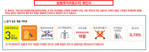 ▲미래에셋대우, 알기쉬운 설명서