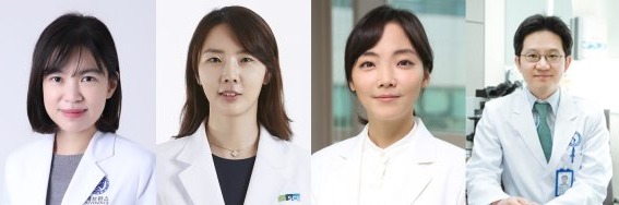 ▲(왼쪽부터) 연세대 김지희 교수, 순천향대 김정은 교수, 중앙대 박귀영 교수, 아주대 최지웅 교수.