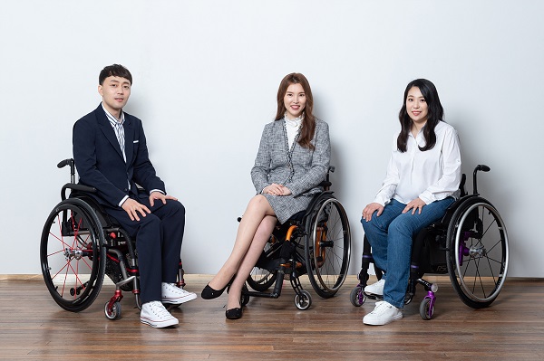 ▲하티스트 앰배서더 3인.