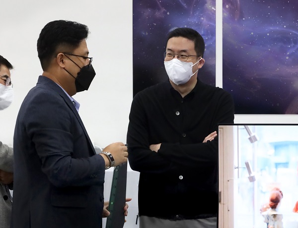 경기도 평택시 LG 디지털 파크 내 LG전자 HE연구소를 방문한 구광모 LG 대표