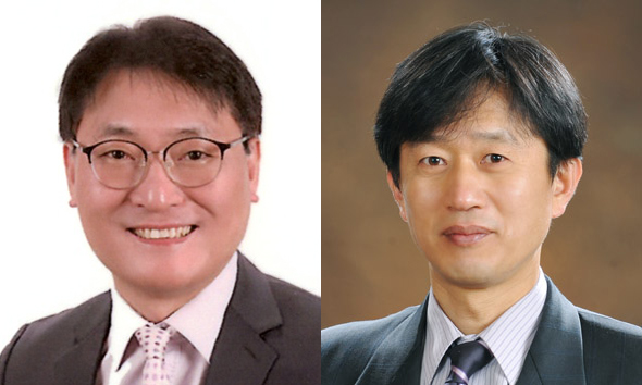 ▲심상영 상무(왼쪽)와 이영호 상무