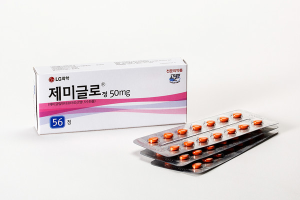▲LG화학 당뇨병 치료제 제미글로