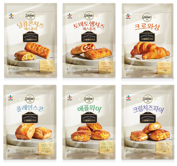 ▲CJ제일제당 고메 베이커리 리뉴얼 제품 4종 및 신제품 2종 이미지