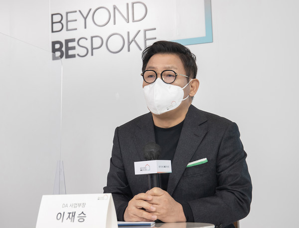 ▲질문에 답하고 있는 이재승 사장.