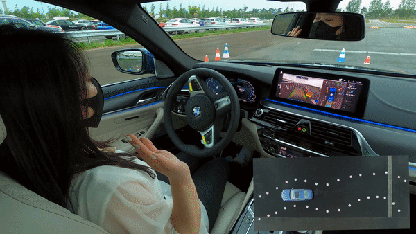▲BMW 5시리즈 후진 어시스트