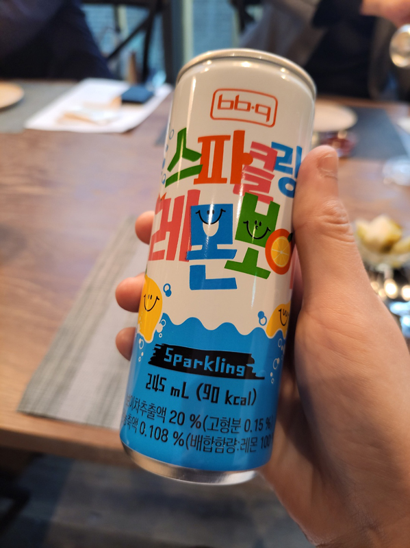 ▲BBQ 스파클링 레몬보이