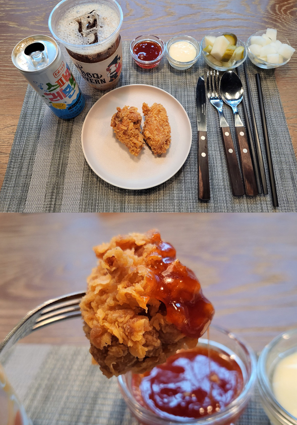 ▲황금올리브 콤보치킨