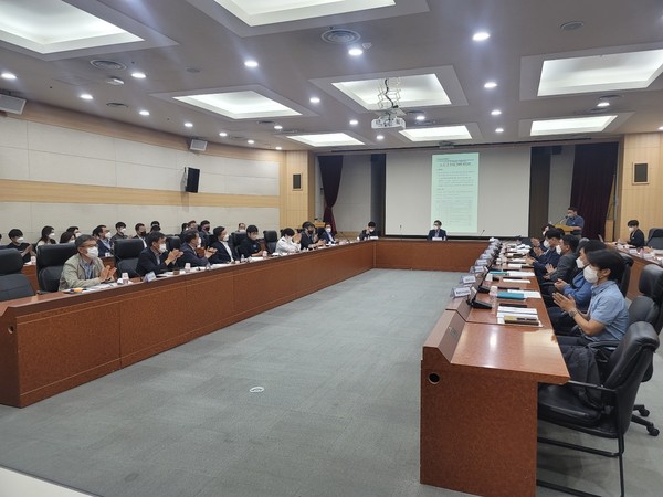 ▲ 건설·지하 안전 도·시군 부서장 간담회 