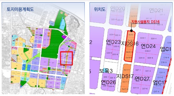 ▲ 토지이용계획도 및 위치도