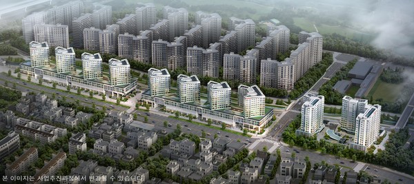 ▲ 수원 아이파크 시티 10·11·12단지 조감도