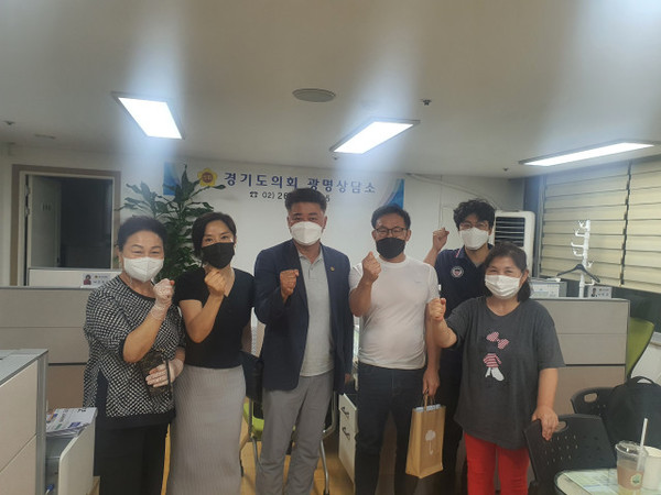 광명 철산주공10,11단지 지역주민들과 지역 현안 정담회를 진행한 김정호 의원