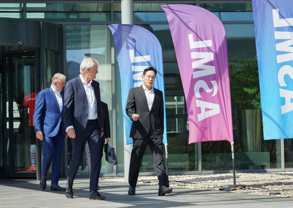 지난 6월 네덜란드 ASML을 방문한 이재용 삼성전자 부회장