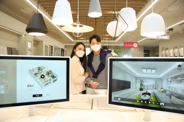 ▲ 고품질 3D 렌더링 기술을 적용한 한샘의 설계 프로그램