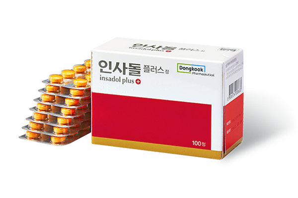 ▲인사돌 브랜드 제품 중 하나인 인사돌플러스정