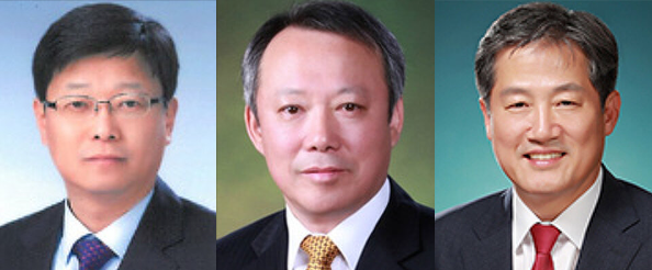 ▲(왼쪽부터) 남병호·박지우·정완규 후보(가나다순)