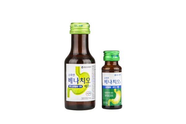▲동아제약 소화제 '베나치오' 2종