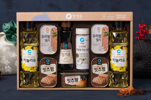 ▲지난해 추석 대비 가격이 가장 적게 오른 선물세트인 대상 '청정원 종합 2호'
