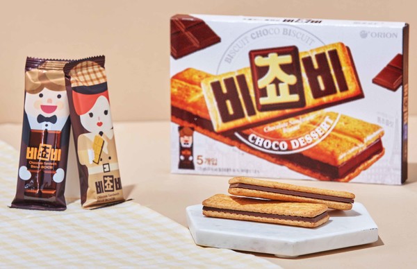 ▲오리온 비스킷 신제품 비쵸비