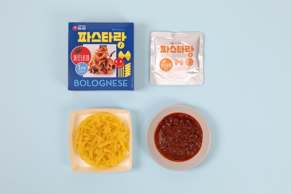 ▲농심 파스타랑 볼로네제 구성