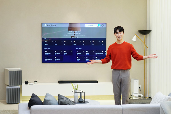 ▲삼성 스마트싱스 홈 IoT 솔루션 적용 아파트