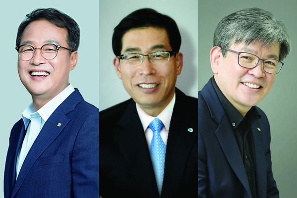 ▲셀트리온 기우성 부회장, 제일약품 성석제 사장, 한독 백진기 부사장