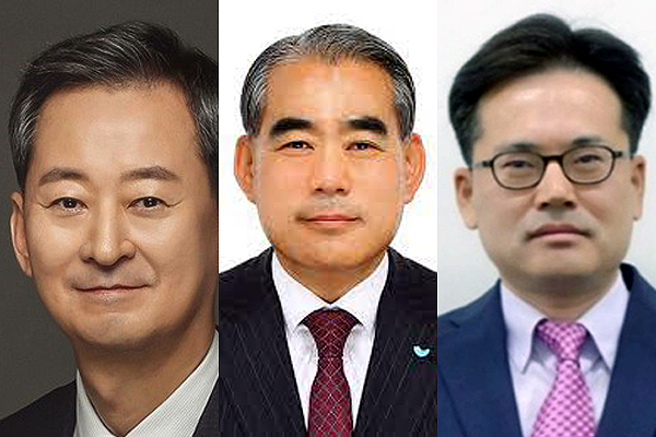 ▲CJ제일제당 최은석 부사장, SPC삼립 황종현 사장, 롯데칠성음료 박윤기 전무