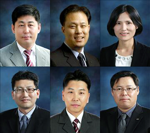▲(왼쪽 윗줄부터) 김용관 법인장, 이운익 삼남석유화학 대표이사, 김현미 재경PU장, 박성수 식품지원PU장 겸 삼양에프엔비 대표, 박현호 AM BU 영업PU장, 이의도 식품BU 영업PU장