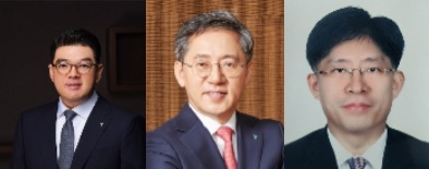 ▲(왼쪽부터) 이은형·박성호·강성묵 부회장