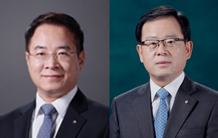 ▲(왼쪽부터) 이석태 후보, 조병규 후보