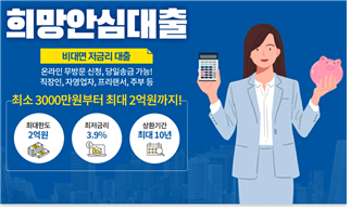 사기대출 배너 예시