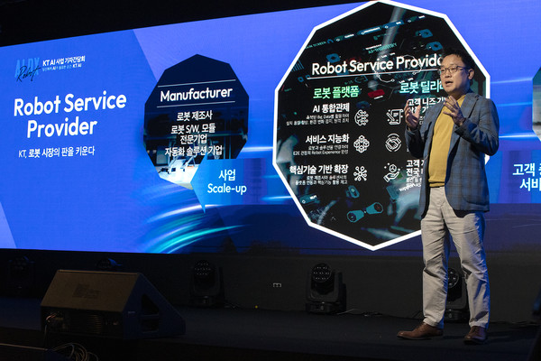 ▲KT AI Robot사업단장 이상호 상무