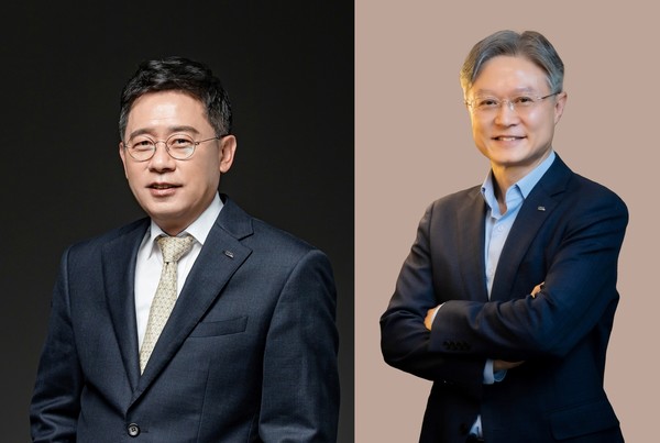 ▲(좌) HL만도 조성현 부회장, (우) HL디앤아이한라 홍석화 수석사장.