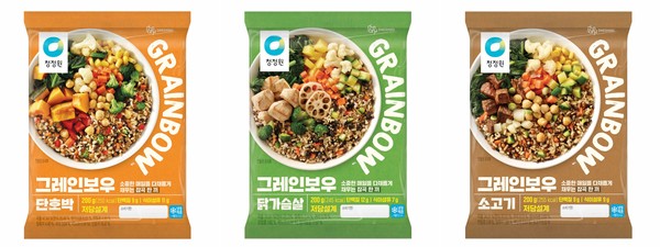 ▲대상㈜ 청정원 신제품 그레인보우 3종