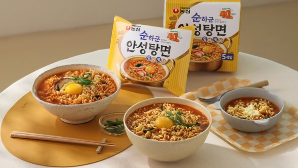 ▲농심 순하군 안성탕면