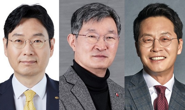 (왼쪽부터) 국민카드 이창권 대표, 비씨카드 최원석 대표, 롯데카드 조좌진 대표