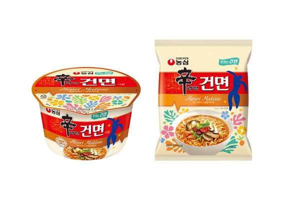▲신라면건면 앙리마티스 한정판