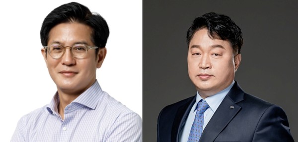 ▲(왼쪽부터) HL만도 MDS BU장 정재영 부사장, RCS BU장 장관삼 부사장.