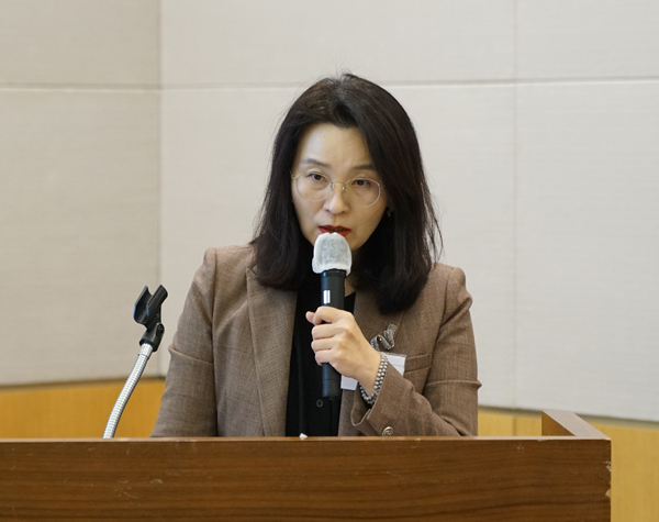 ▲김태연 법무법인 율촌 변호사는 ‘2023 소비자금융포럼’에서 ‘금융사 내부통제에서 경영진의 역할 및 업무분담 방안’에 대해 발표했다.