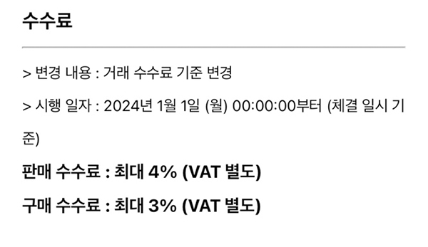 ▲ 솔드아웃이 내달부터 판매 수수료를 최대 4% 부과하겠다고 밝혔다